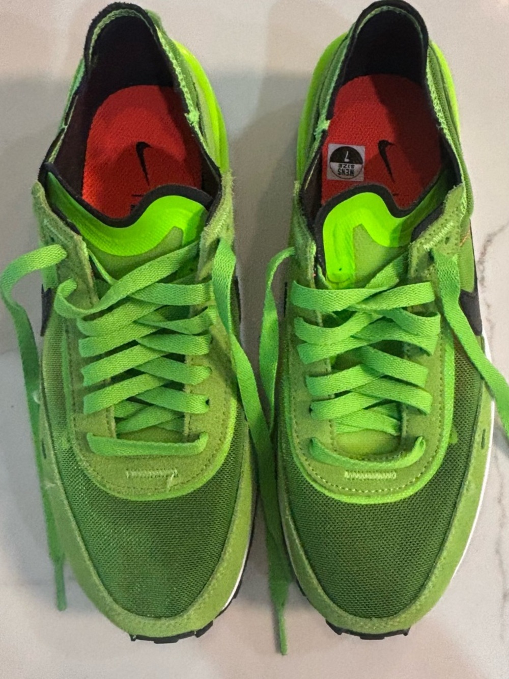 Nike Men’s Neon Green Low-Top Sneakers
